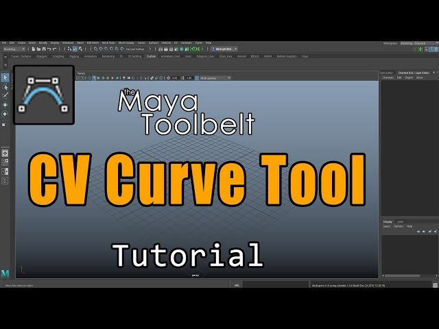 The Maya Toolbelt - CV Curve Tool