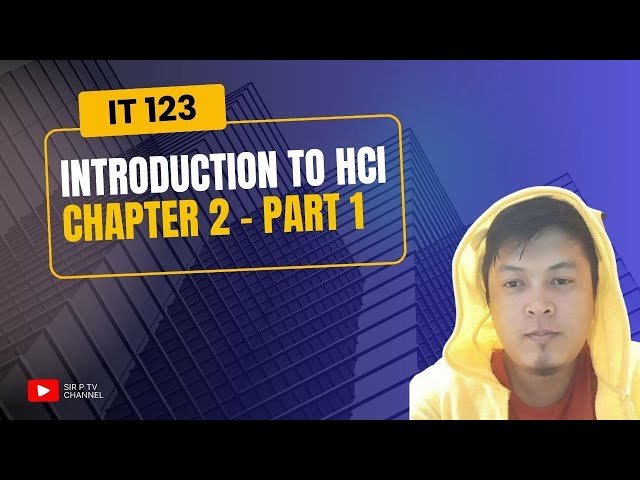 Lecture  - Grasping and Designing Interaction - Part 1