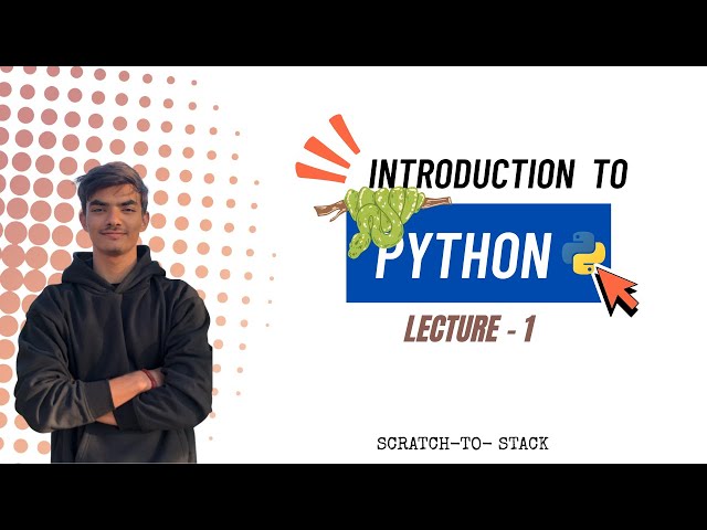 Python-01 | Learn Python from ZERO 💻 | Scratch to Stack
