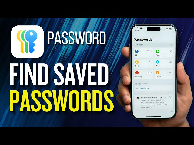 Find Saved Passwords On Iphone