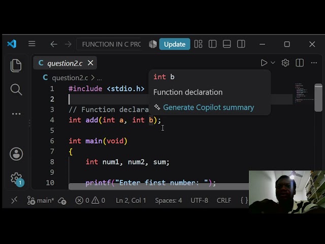CODING IN C PROGRAMMING(Part two of Functions in C Programming)