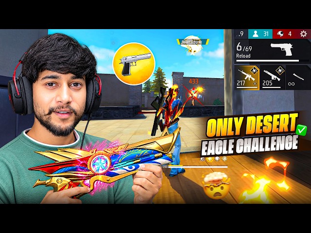 Desert Eagle Only in BR Ranked Challenge 😈🔥 Free Fire Max