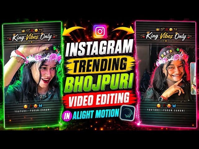 Bhojpuri Trending Status Editing in Alight Motion 🥀 instagram Trending Alight Motion Tutorial 2026