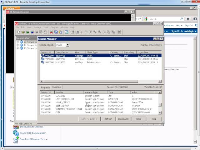 OBIEE Dynamic Session Variables - Creating and Using in an Analysis - OBIEE Online Training