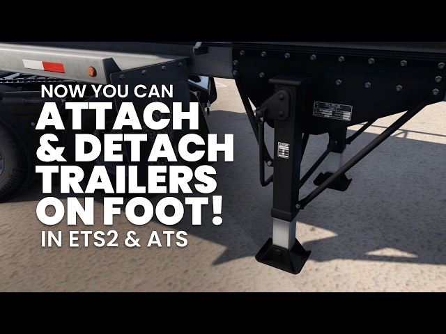 Now You Can Attach & Detach Trailers on Foot! - TM Real Walk ETS2 & ATS