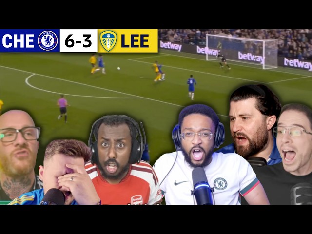 CHELSEA RIVAL SILENCED, LEEDS FANS GUTTED! 😭 CHELSEA FANS GO WILD 0-2 DOWN TO 6-3 WIN!
