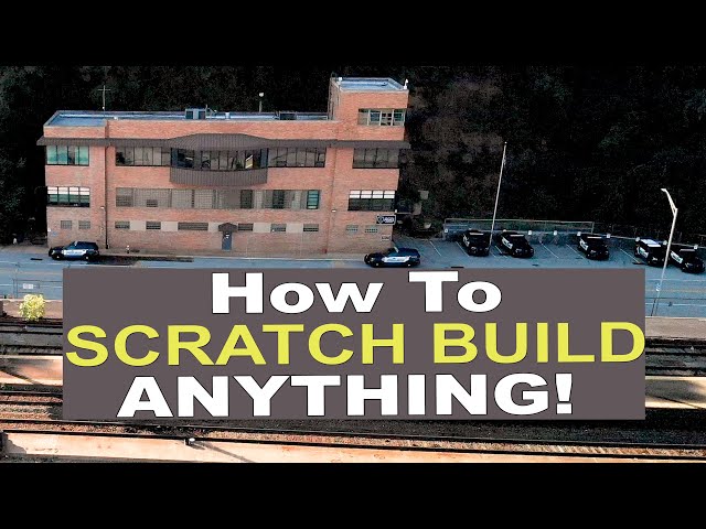 SCRATCH BUILDING made easy! Simple, cheap & unique