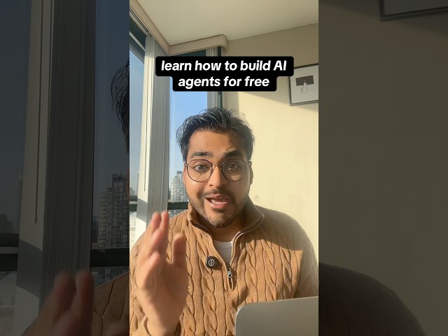 Free course to build AI Agents #aitools #aiagents