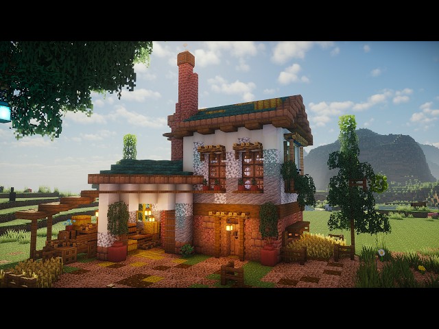 [MINECRAFT]🎑🌻FANTASY FARM HOUSE TUTORIAL