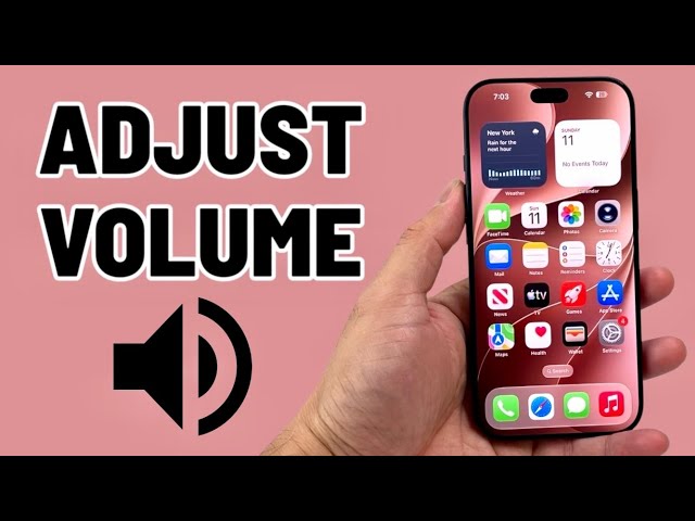 How To Adjust Volume Sound On iPhone
