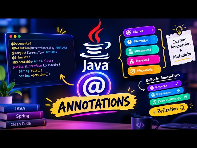 Java Annotations Are NOT Just @Override! 😱 | Metadata, Meta-Annotations & Custom Annotations
