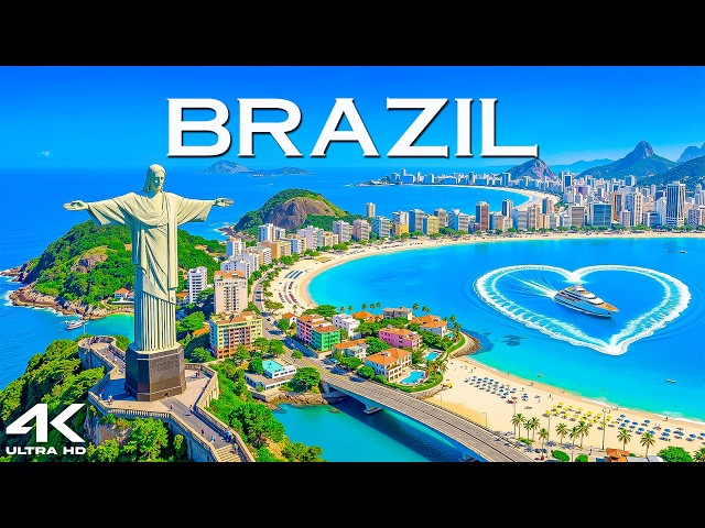 Brazil 🇧🇷 4K | Rio de Janeiro, Copacabana & The Ultimate Tropical Paradise