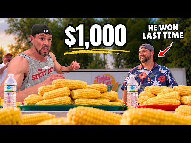 This $1,000 Corn Eating Contest Came Down to the Closest Finish EVER