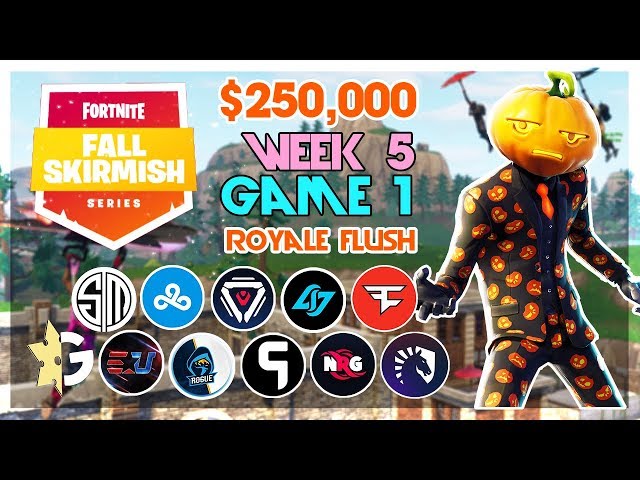$250,000 🥊Royale Flush Fall Skirmish🥊 Week 5/Game 1 (Fortnite)