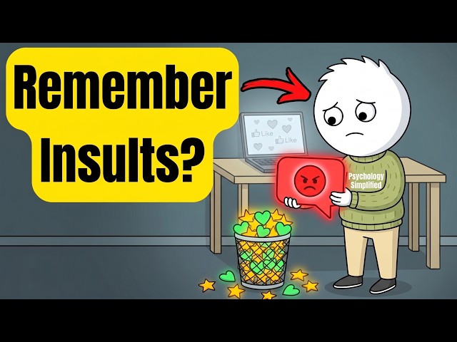 Why Your Brain Remembers the Insult and Forgets the Praise