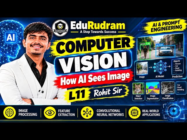 Computer Vision | How AI Sees Image | AI & Prompt Engineering | L11 | Rohit Sir