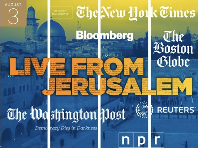 Live from Jerusalem: Journalists in the Middle East Crosshairs