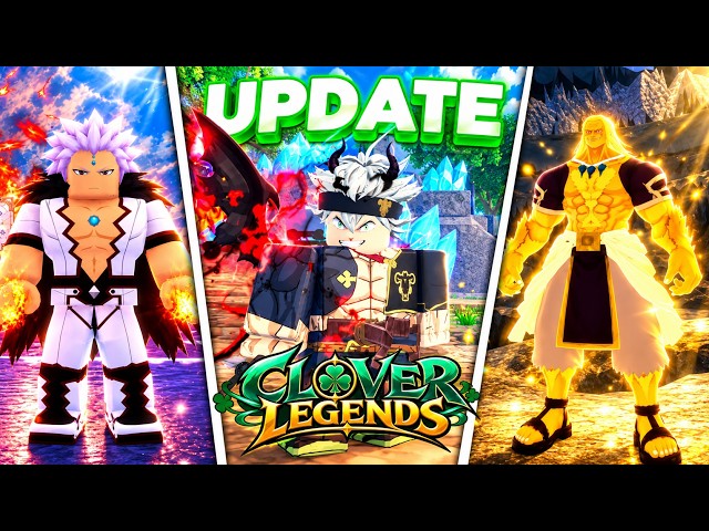 Clover Legends UPDATE Is HERE! | Midnightsun BOSS, Time Magic, New Brooms & MORE