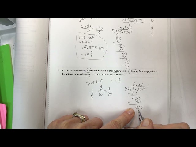 Eureka math grade 5 module 4 lesson 24 homework