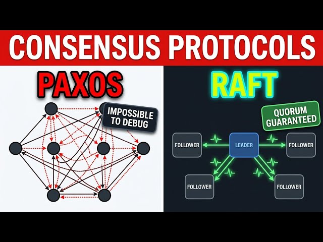 Distributed Consensus: Raft vs Paxos (The Protocol Engineer)