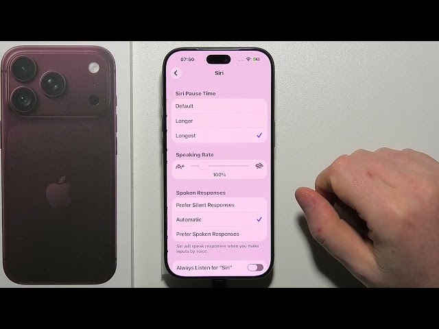 iPhone 18 Pro: How To Change Siri Voice Speed
