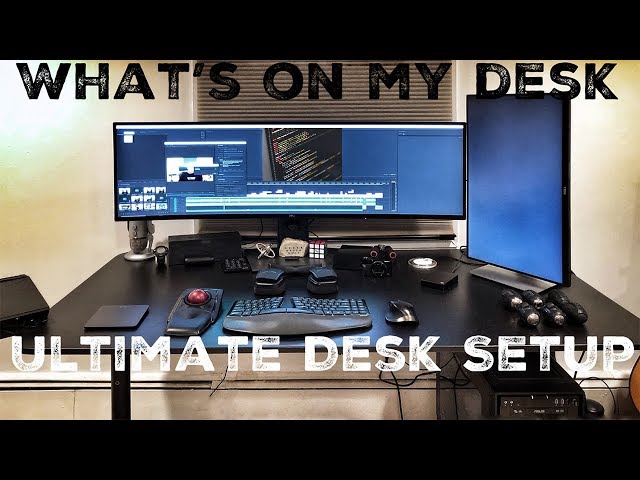 Whats On MY Desk Tour - Ultimate Full Stack Developer Desk Setup