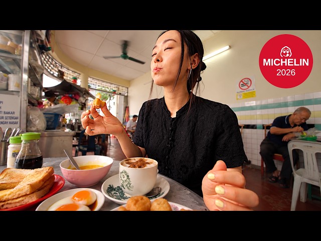 100hrs BEST MICHELIN STREET FOOD in Penang, Malaysia 🇲🇾