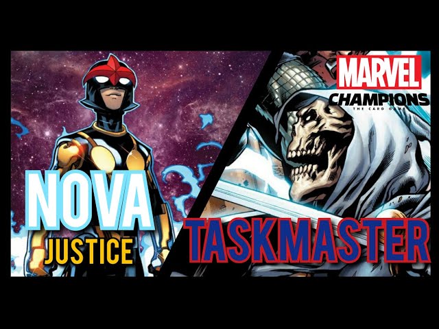 Marvel Champions LCG Deck Testing Nova Justice Vs. Taskmaster