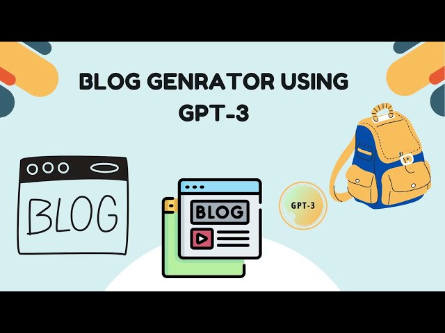 AI Blog Generator using GPT 3 (openAI)