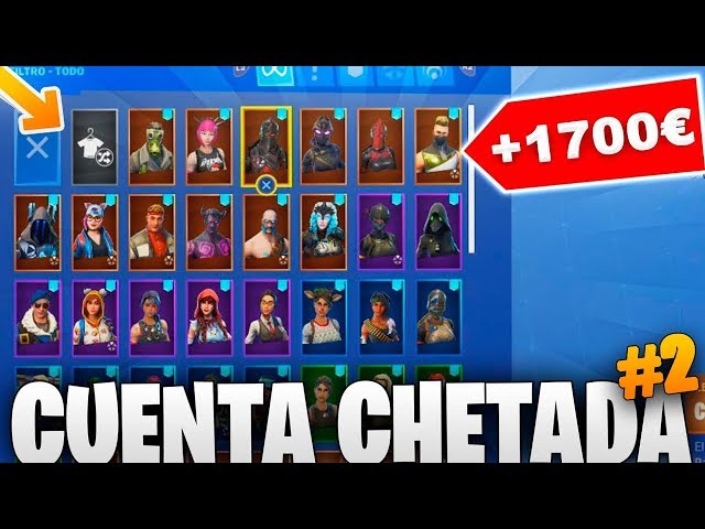 🔥ESTAS SON LAS CUENTAS MAS CHETADAS DE MIS SUSCRIPTORES🔥 CUENTAS CHETADAS FORTNITE!  #2