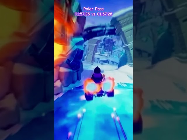 Polar Pass PB #crashteamracing #gaming #shortsgaming #gamer #ctrnf