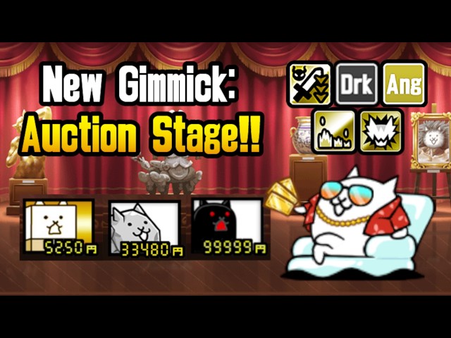 Auction in Paradise Island! Enter Tycoon Cat!! (Summer Break Paradise) [The Battle Cats]