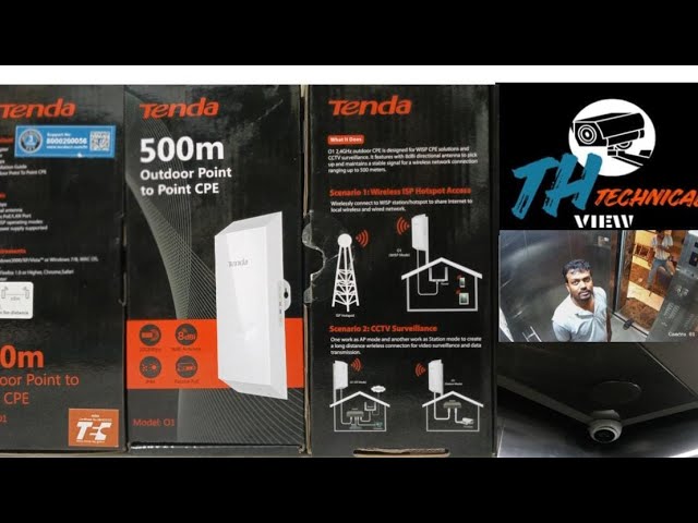 How To Configure Tenda 01 ,500M ,  Point To Point Ap Client Setup. #tenda #cctv #wireless 
