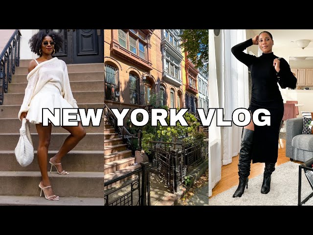 New York City Vlog! House Hunting in Brooklyn, Fall Sale Haul, Fashion Week Unboxings❤︎MONROE STEELE