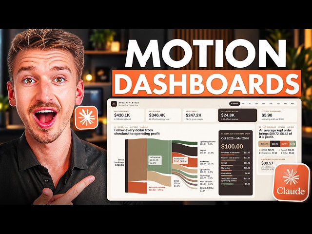 Claude Just Changed How I Make AI Dashboards FOREVER! (Claude Motion)