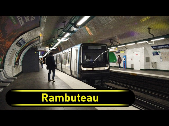 Metro Station Rambuteau - Paris 🇫🇷 - Walkthrough 🚶