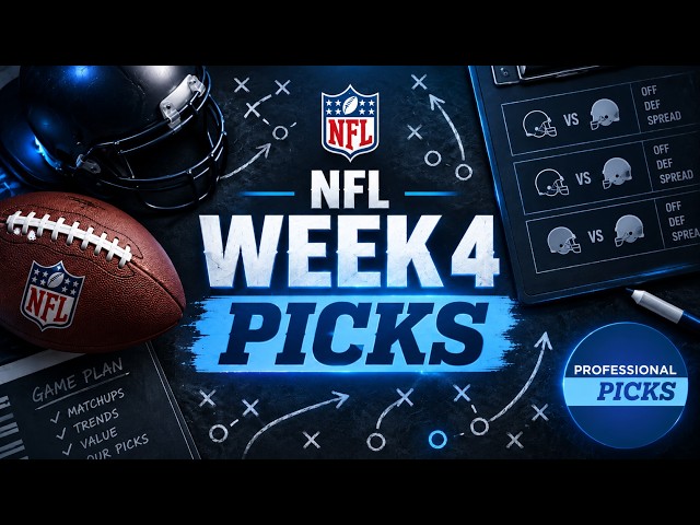 NFL Week 4 Picks & Predictions | All 16 Games: Best Bets + Spreads 🏈