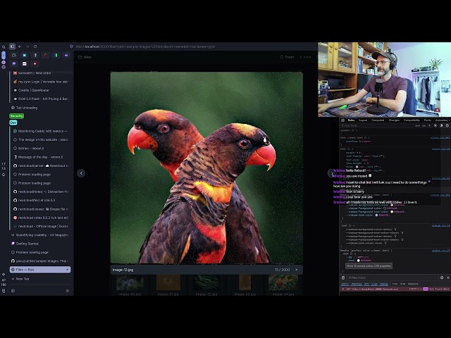 hacking on personal projects | #opencode #helix #niri #archlinux #webdev #javascript Lul