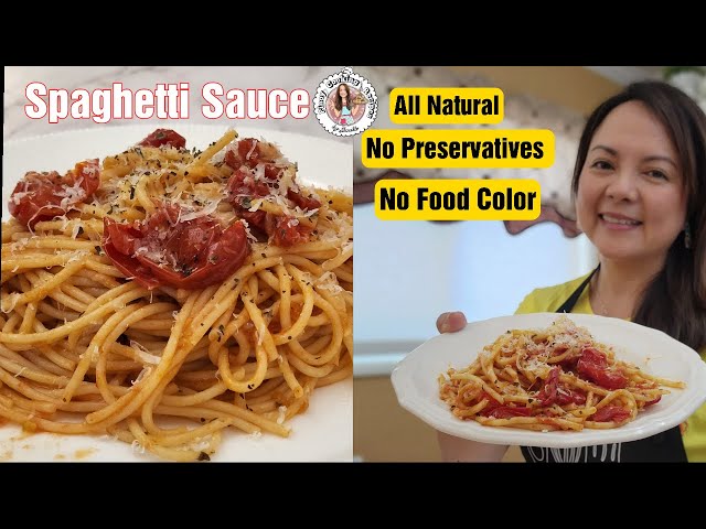 Spaghetti Sauce | No Preservatives | No Food Color | All-Natural