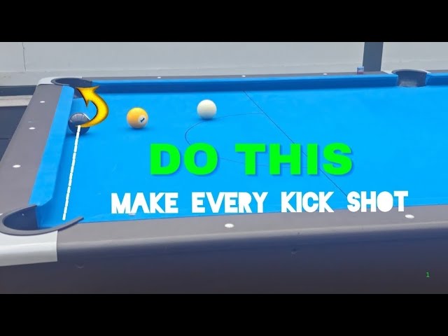 The Easiest Way to Learn One-Rail Kick Shots #8ballpool #poolshots #billiard