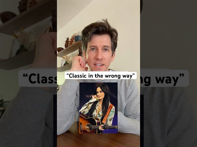 You're classic in the wrong way