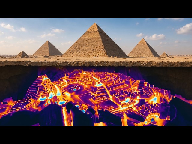 NEW Ground-Penetrating Radar Scanned The Great Pyramids -  Found The IMPOSSIBLE Below