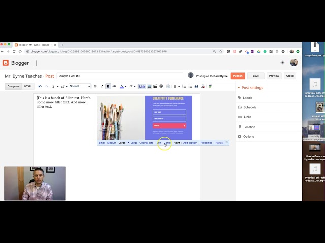 An Easier Way to Add Images to Blogger Posts
