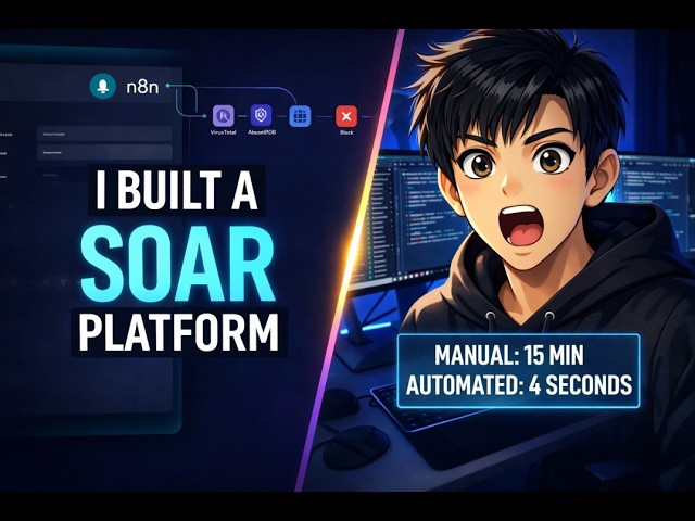 I Built a Security Automation System (SOAR Platform Explained) | N8N