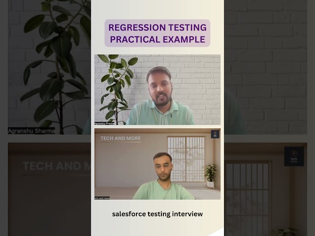 Practical Example of Regression Testing | QA Interview Question #softwaretestinginterview