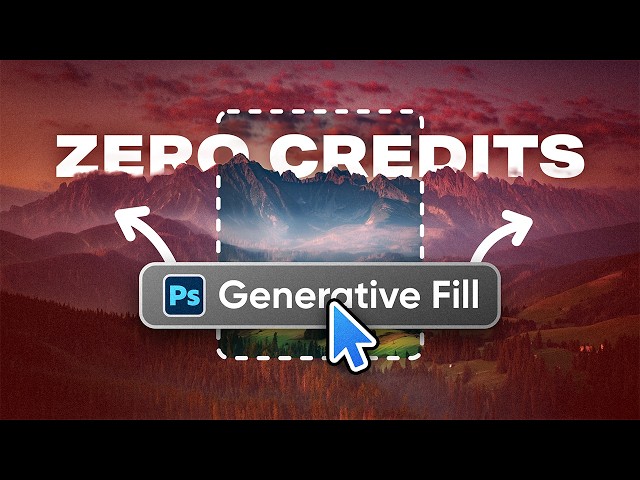 No Credits, Infinite Resolution – I HACKED Photoshop's Gen Fill