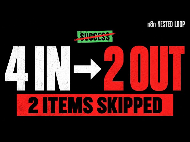 n8n Nested Loop Skips Items but Stays Green? Reproduce & Work Around It