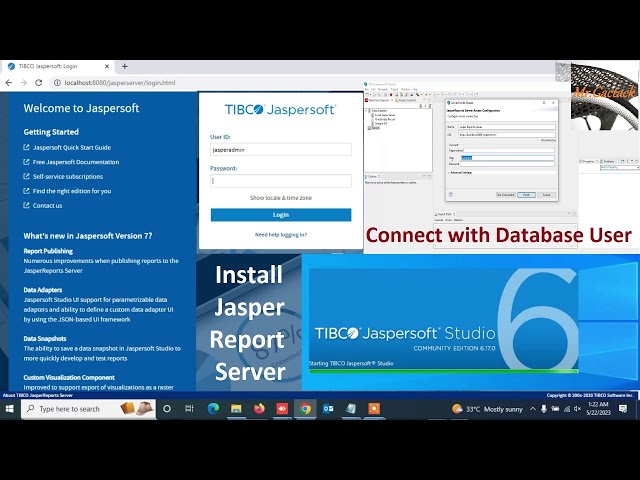 How to Install Jasper Report Server and connect with Database User | Mr Gactack