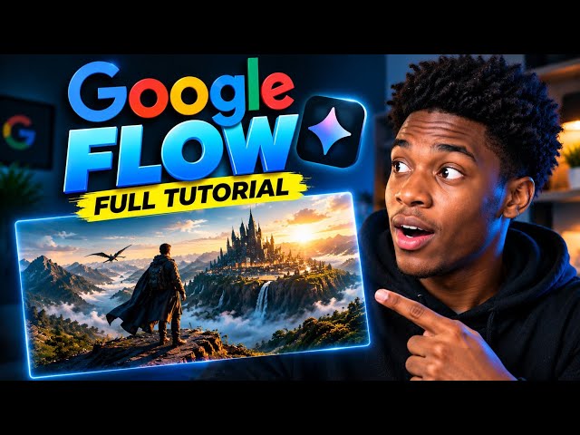 How to Use Google Flow AI – Full Tutorial for Beginners (Everything You Need to Know)