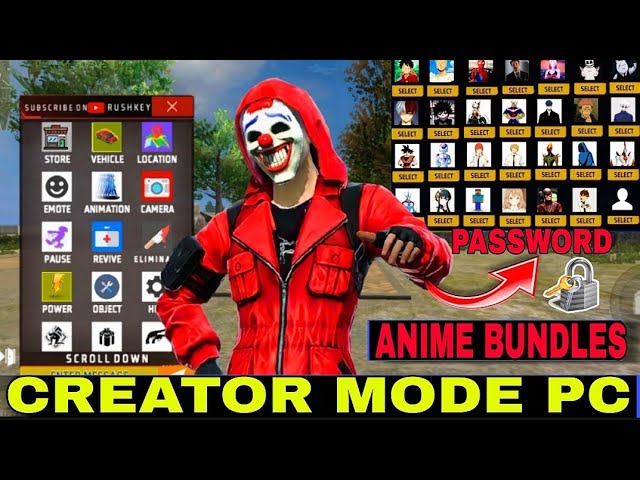 ANIME BUNDLES ALL IN ONE CREATOR MODE PC CREATOR MODE PC NEW PASSWORD | RUSHKEY SECRET PASSWORD 🔑